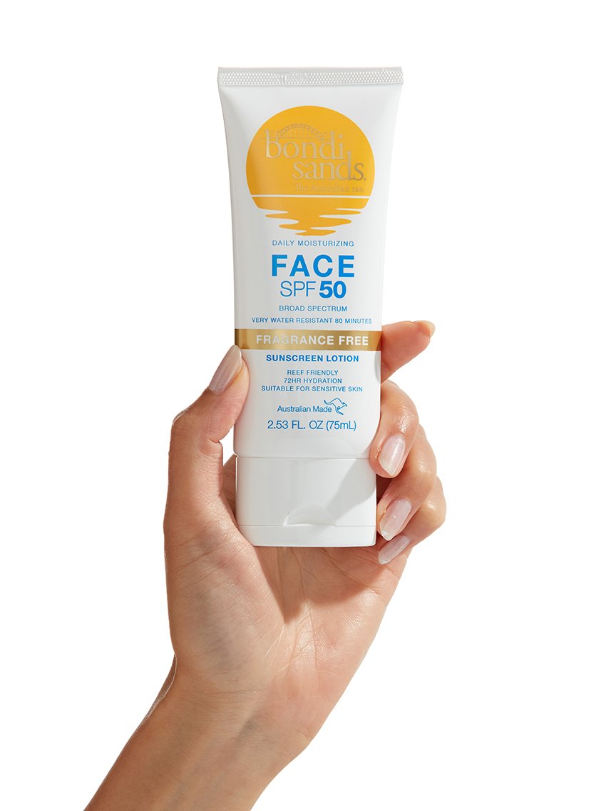 SPF 50 Fragrance Free Face Sunscreen Lotion