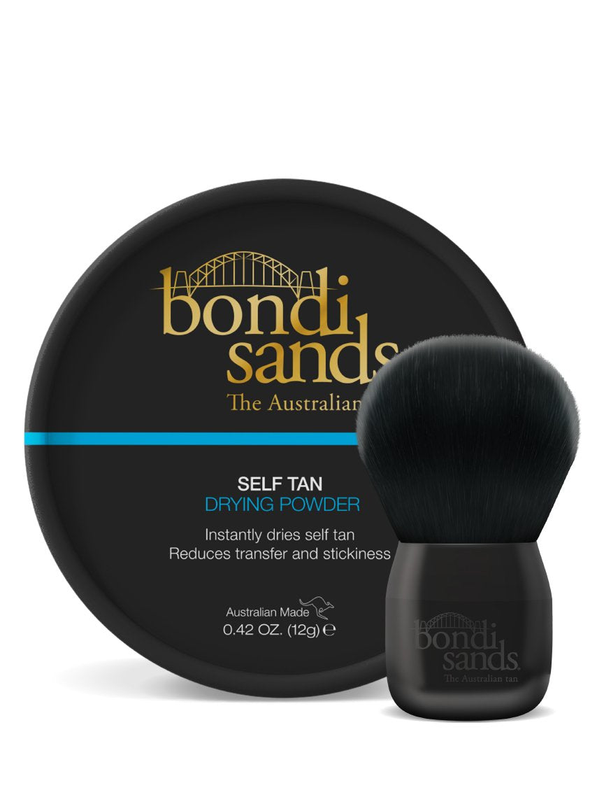 Self Tan Drying Powder &amp; Brush Bundle