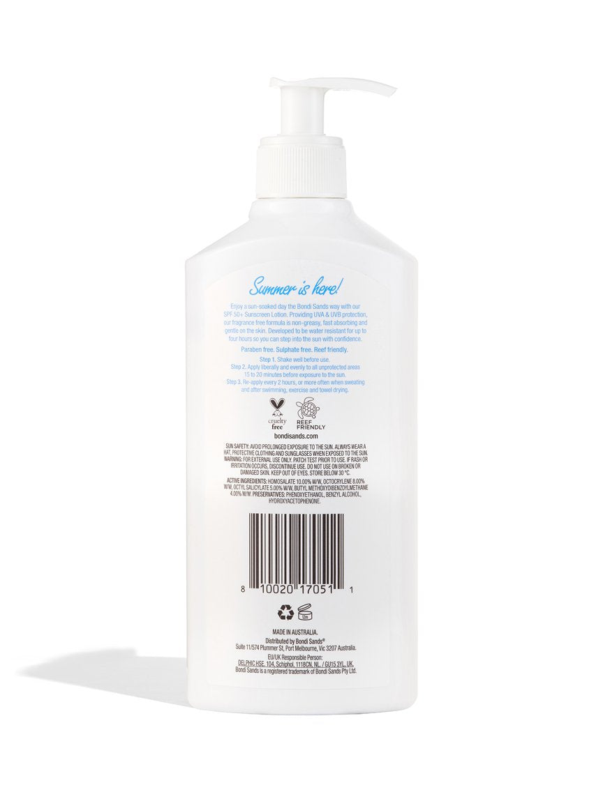 SPF 50+ Sunscreen Lotion 500ml Pump