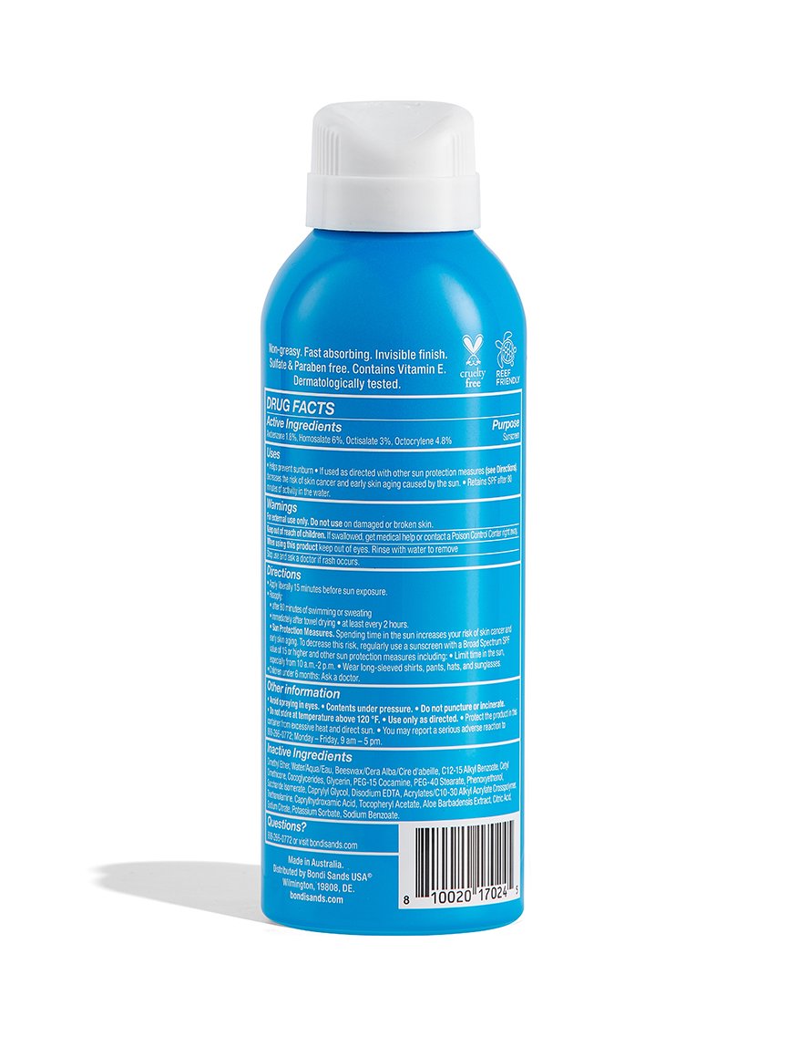 SPF 30 Fragrance Free Sunscreen Aerosol Mist